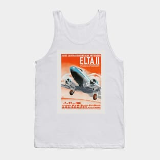 Amstelveen ELTA II Netherlands Vintage Poster 1948 Tank Top